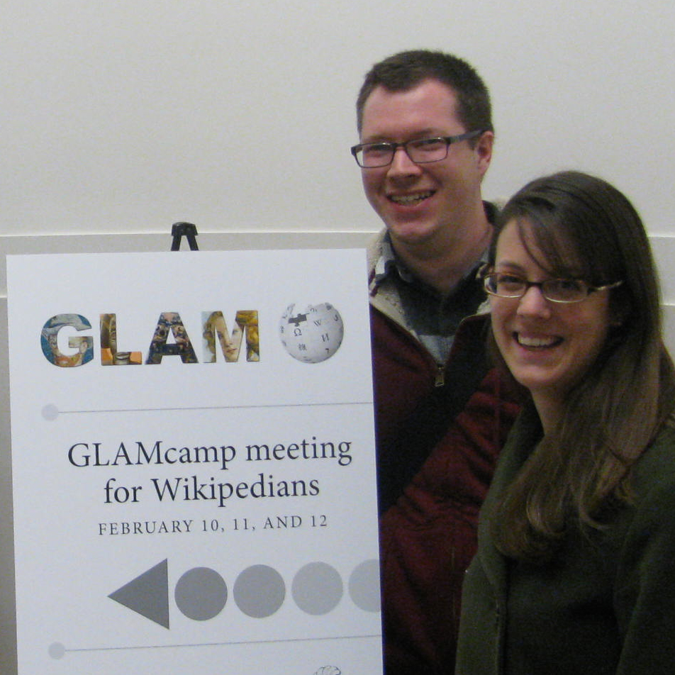 Lori and Dominic at GLAMcamp DC
